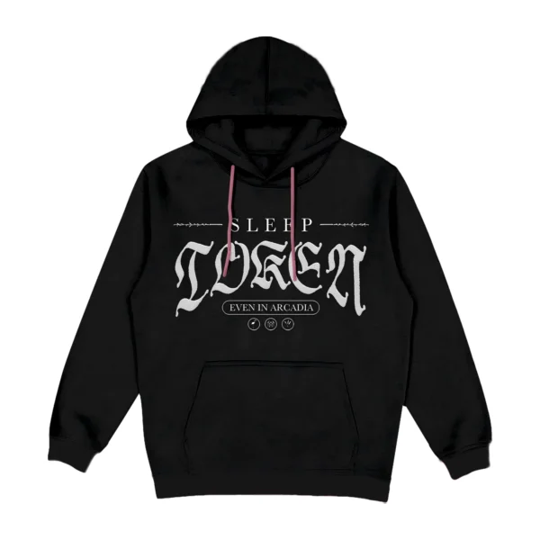 Arcadian Bloom Hoodie - Black